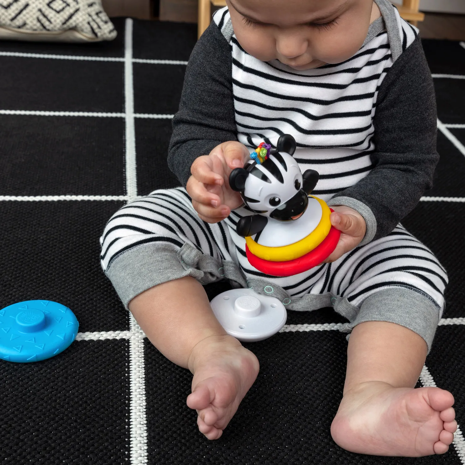 Baby Einstein Stack & Wobble Zen Stapelturm Beissring bunt