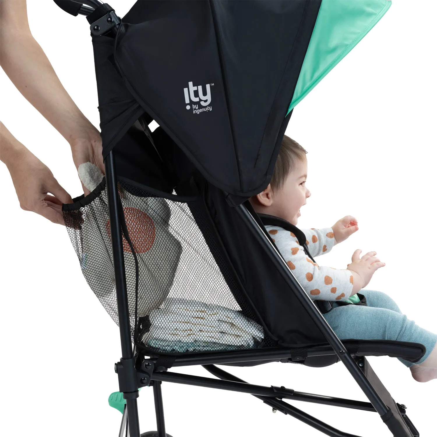 Ity Smooth Stroll Buggy leicht Schwarz mit Verdeck