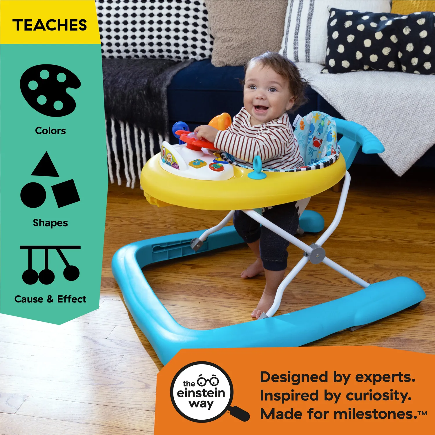 Baby Einstein Dive & Discover 3-in-1 Lauflernhilfe U-Boot