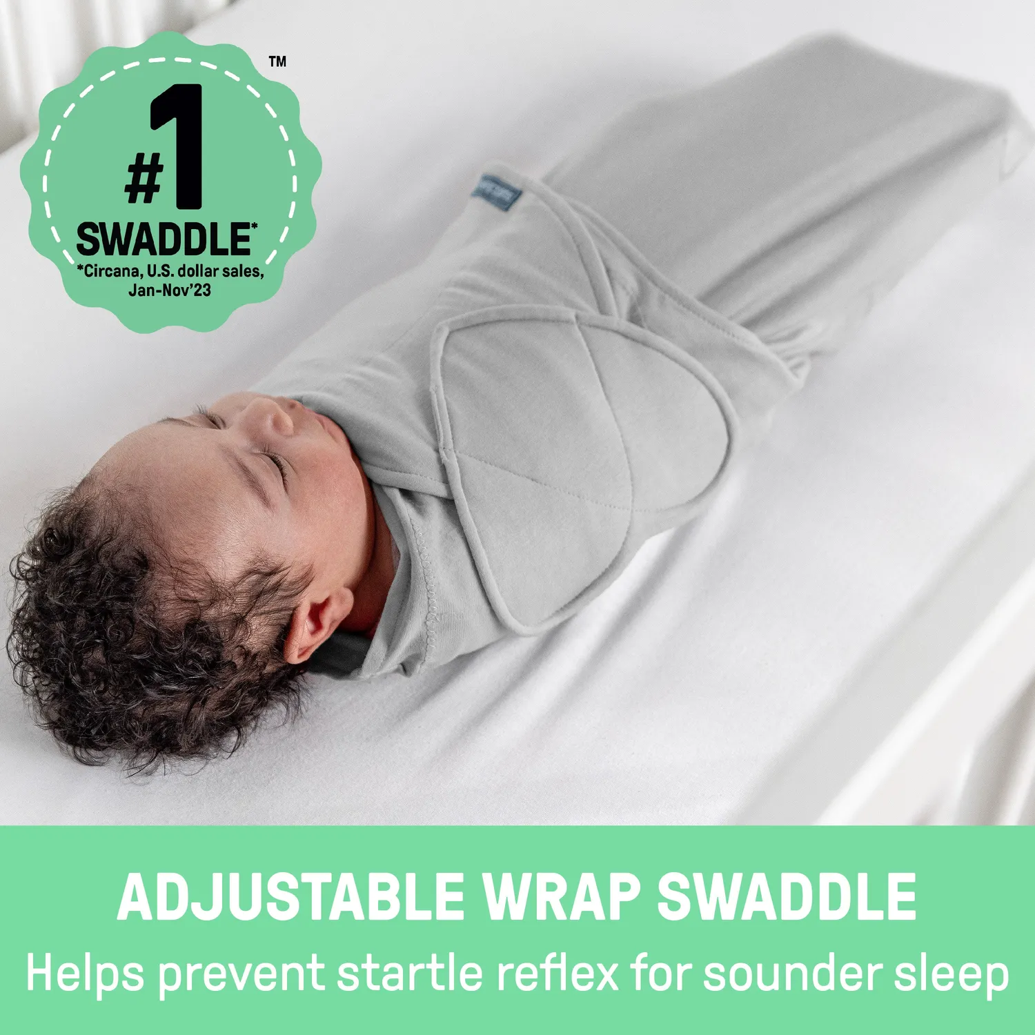 SwaddleMe Monogram Safari Pucktuch 3er-Pack Baumwolle
