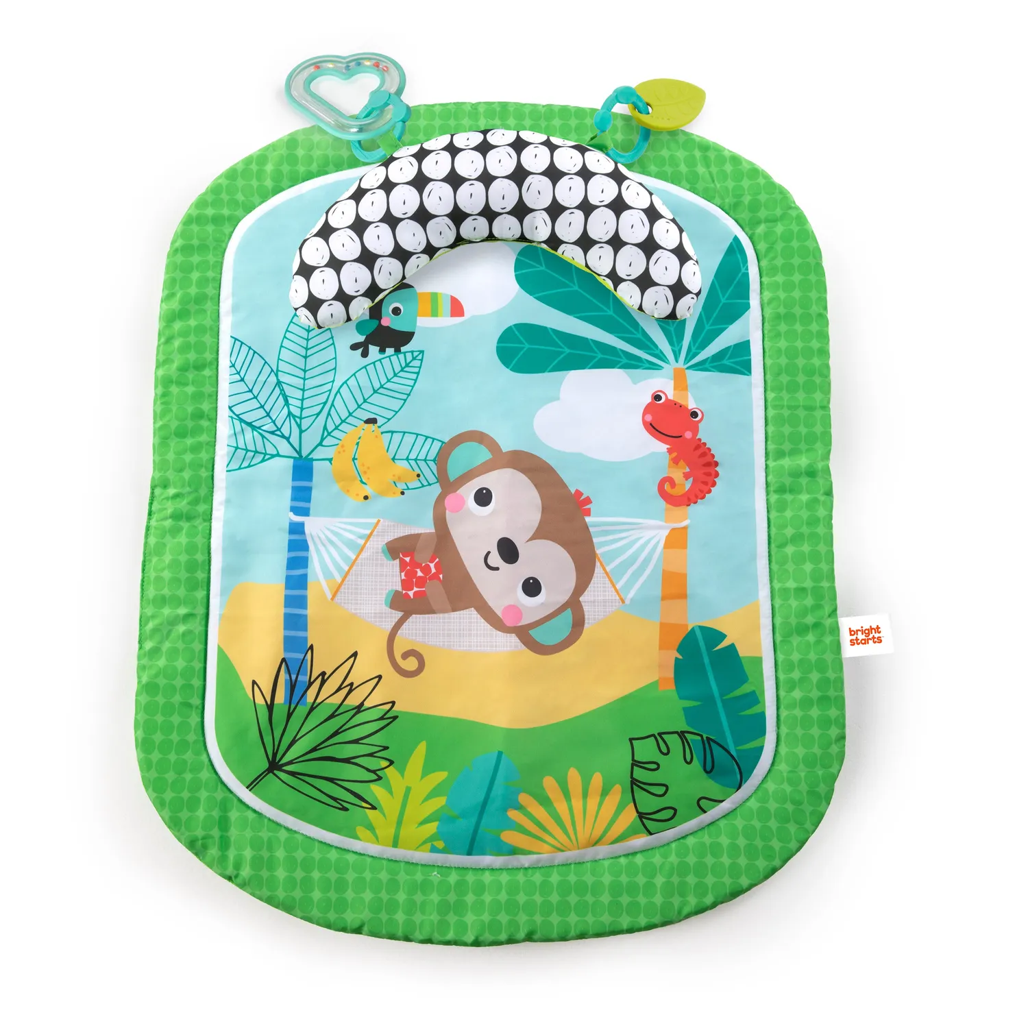 Bright Starts Easy Breezy Krabbeldecke mit Kissen waschbar