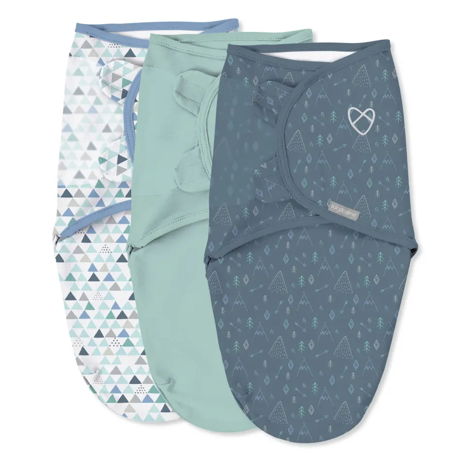 SwaddleMe Original Pucktuch Gr. L 3er-Pack Mountaineer 1,0 TOG