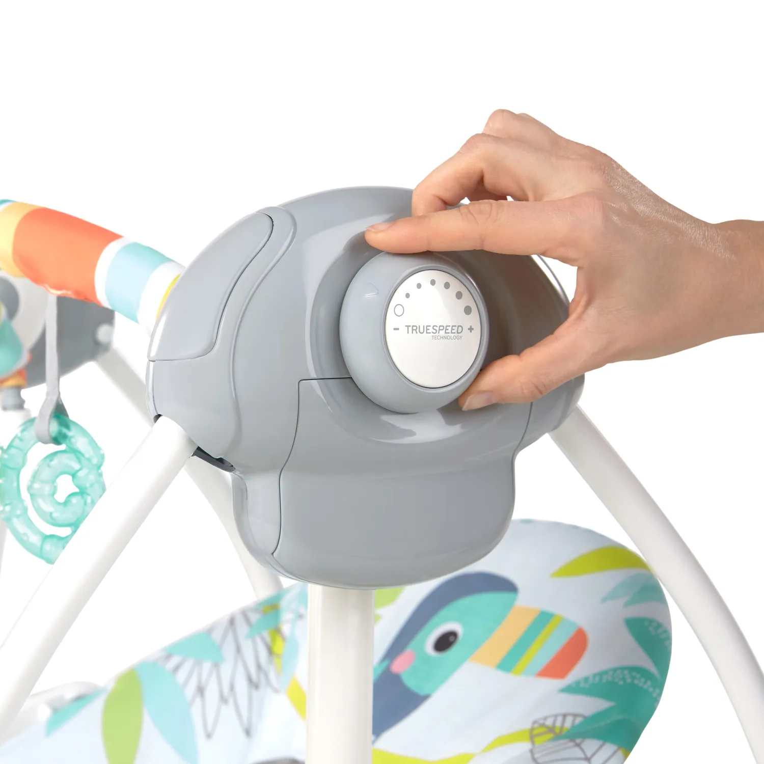 Bright Starts Rainforest Vibes Babyschaukel 6-Stufen faltbar