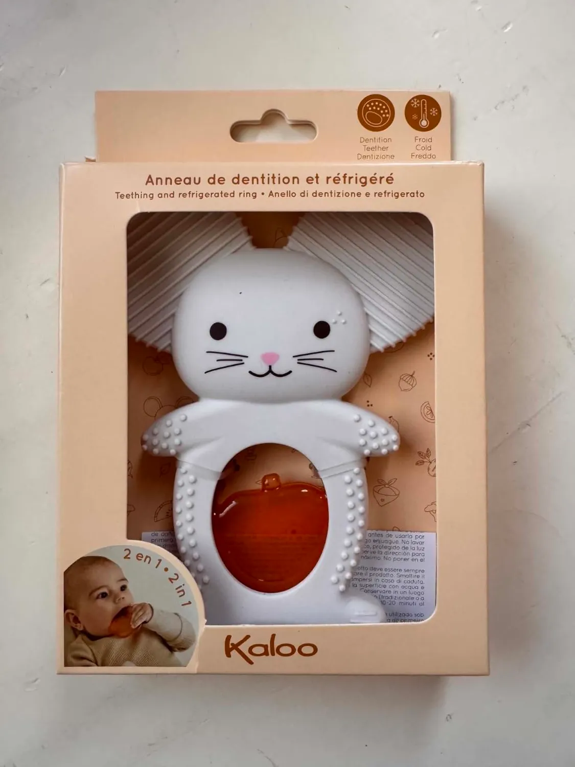 Kaloo Grignoti Beissring Eichhörnchen Kühlend Silikon