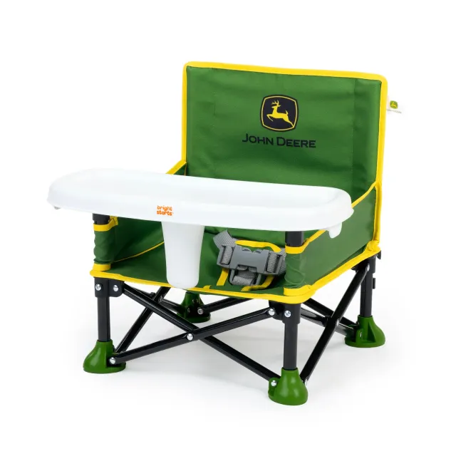John Deere Pop 'N Sit Boostersitz tragbar 3-in-1 grün