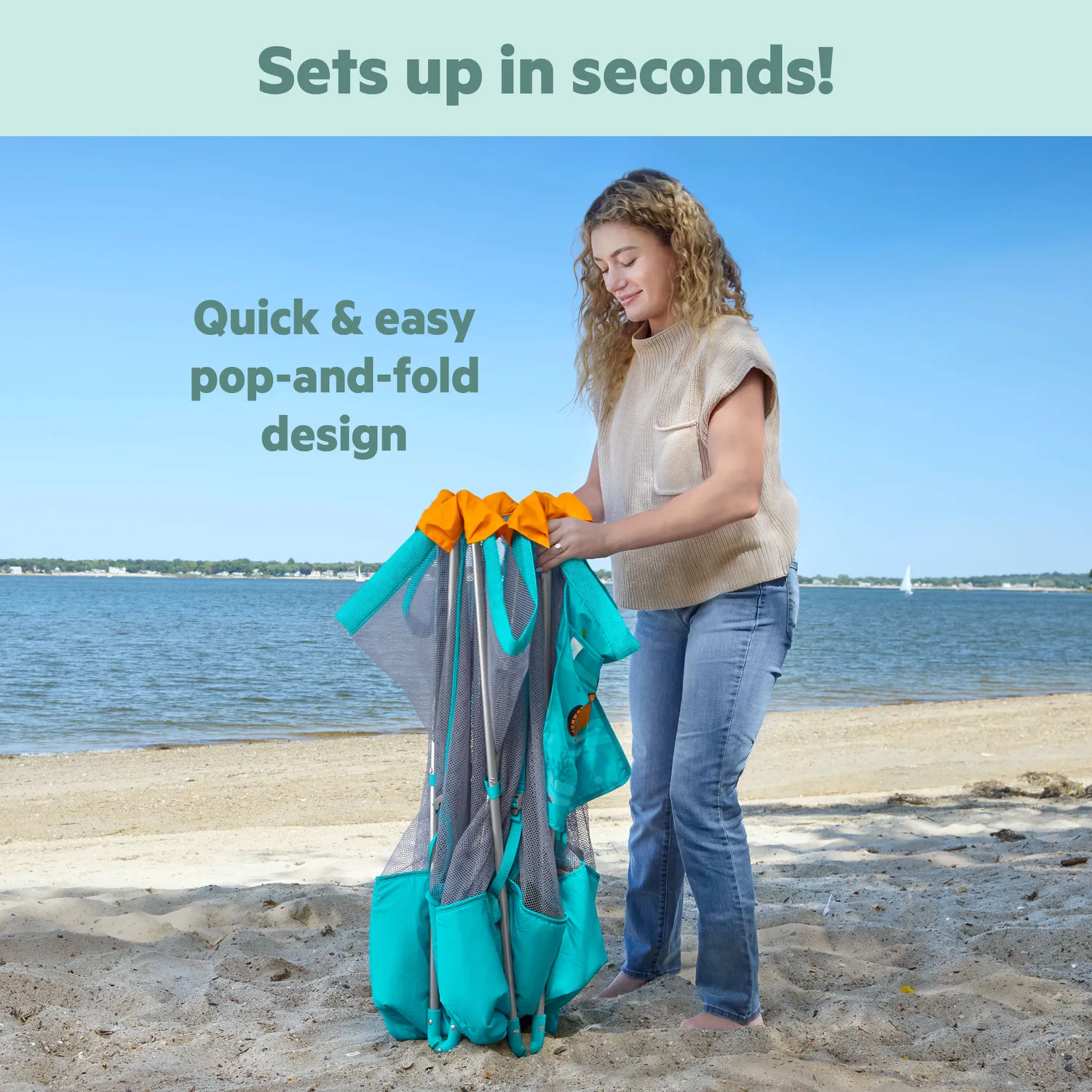 Disney Baby Nemo Pop N Play Laufstall tragbar mit Dach 6-24 Monate