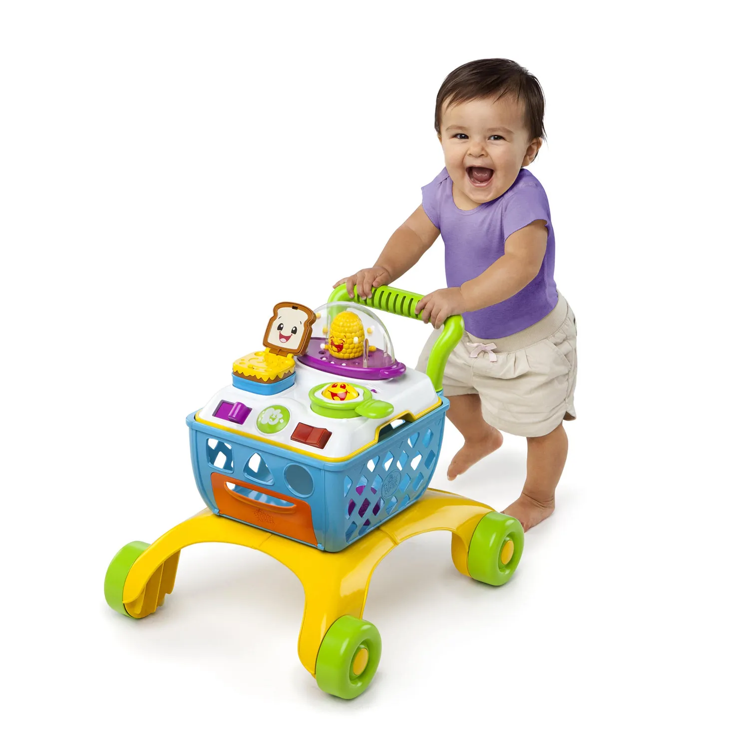 Bright Starts Giggling Gourmet 4-in-1 Shop n Cook Walker Lauflernwagen