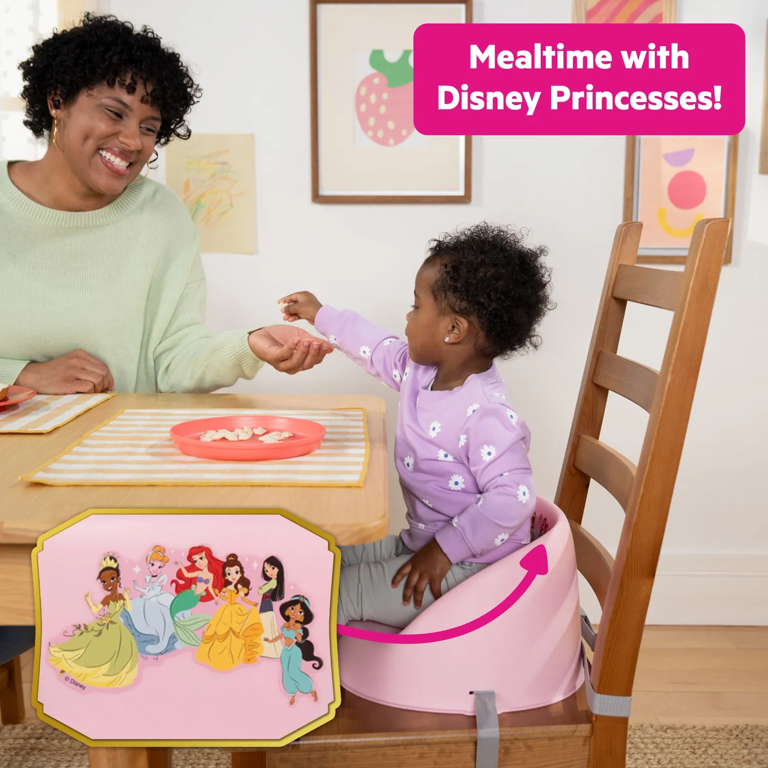 Bright Starts Disney Princess My Spot Sitzerhöhung rosa