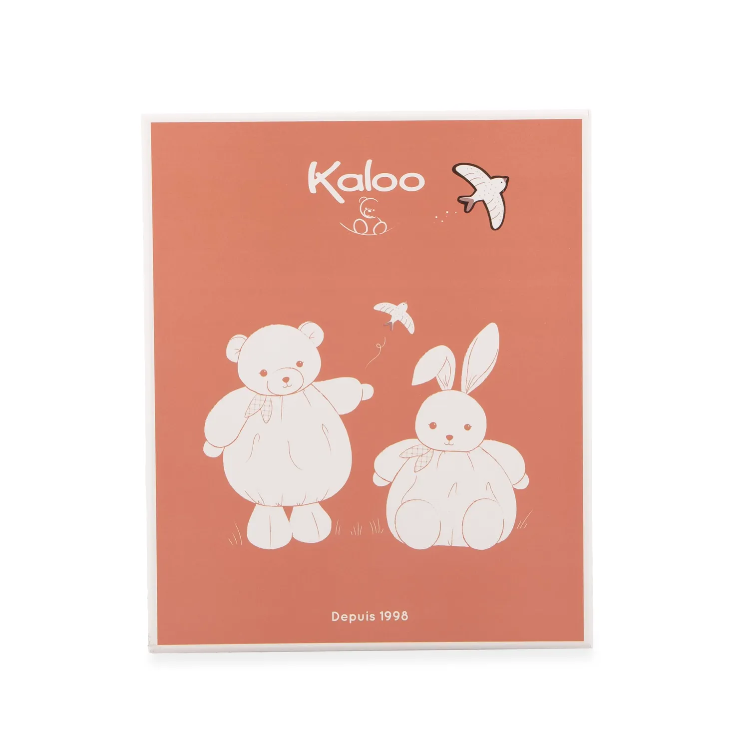 Kaloo Carré Douceur Hase Schmusetuch rosa 24 cm weich