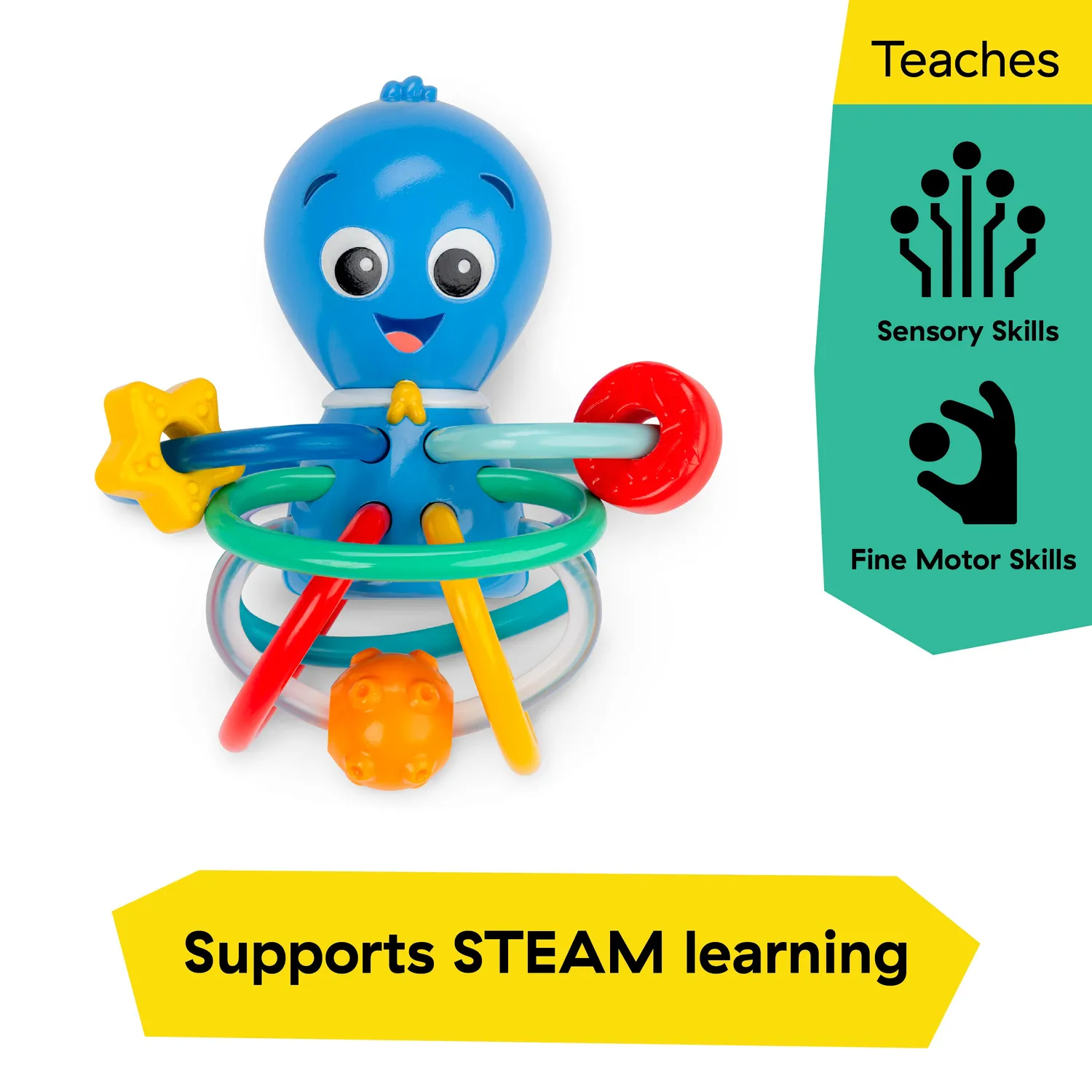 Baby Einstein Ocean Explorers Opus Beissring Rassel 6 Ringe