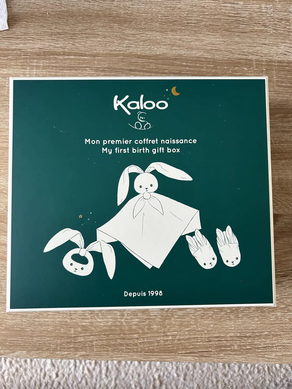 Kaloo Lapinoo Geburtsset K218019 blau 3-teilig Schmusetuch