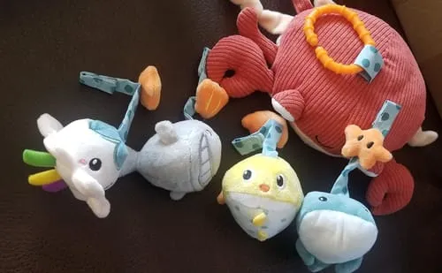 TUMAMA Ocean Anhängespielzeug mit Spiegel 5-teilig plüsch