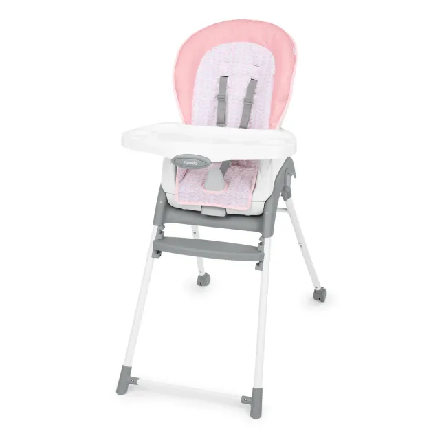 Ingenuity Trio Foldaway 6-in-1 Hochstuhl Pink faltbar