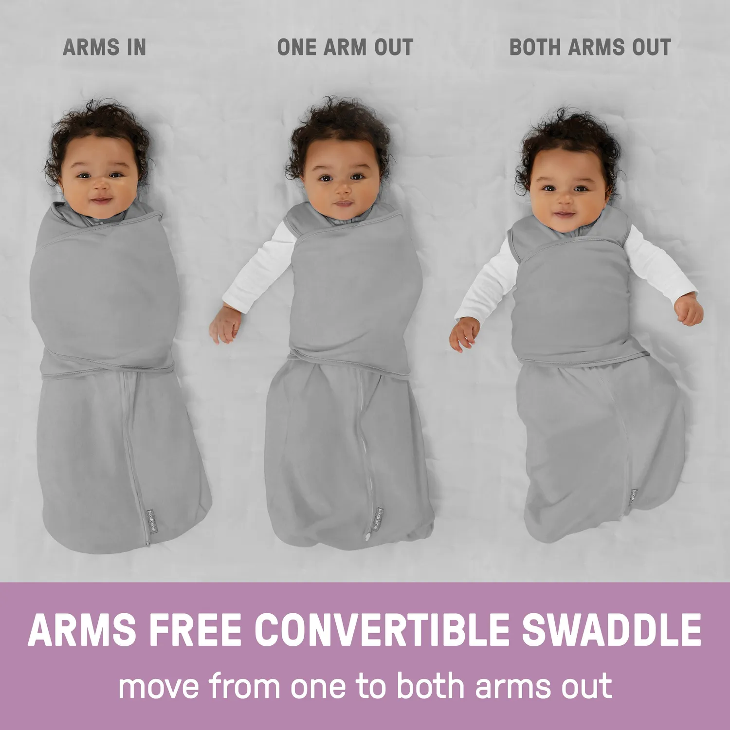SwaddleMe Arms Free Pucksack L Happy Elephant