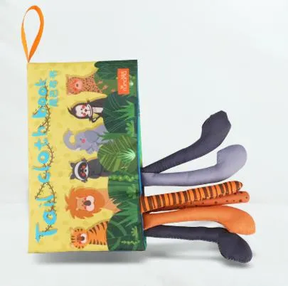 TUMAMA TM107-A Stoffbuch Baby Knisterbuch Tierschwänze