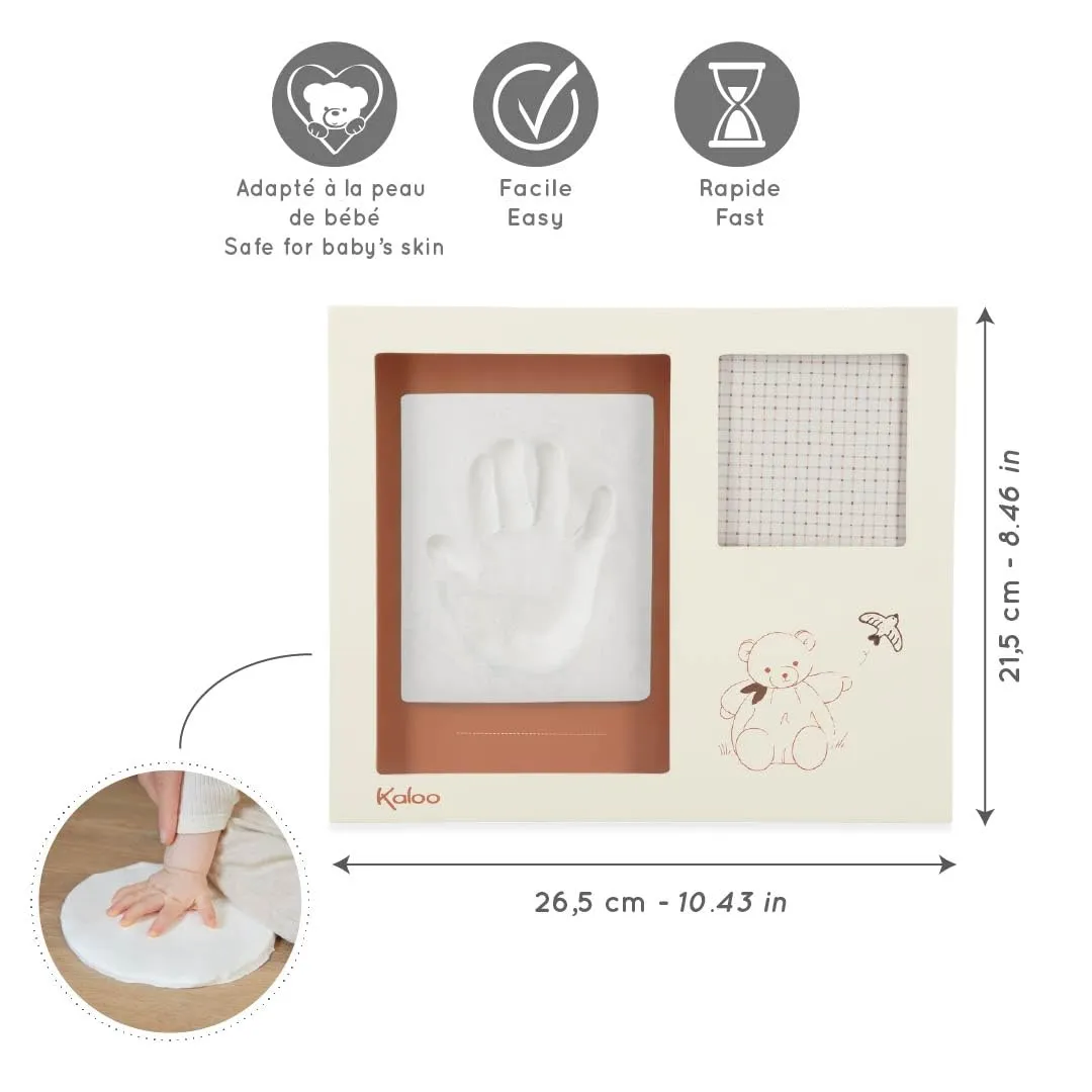 Kaloo Home K970400 Bilderrahmen Abdruck-Set Beige aus Holz