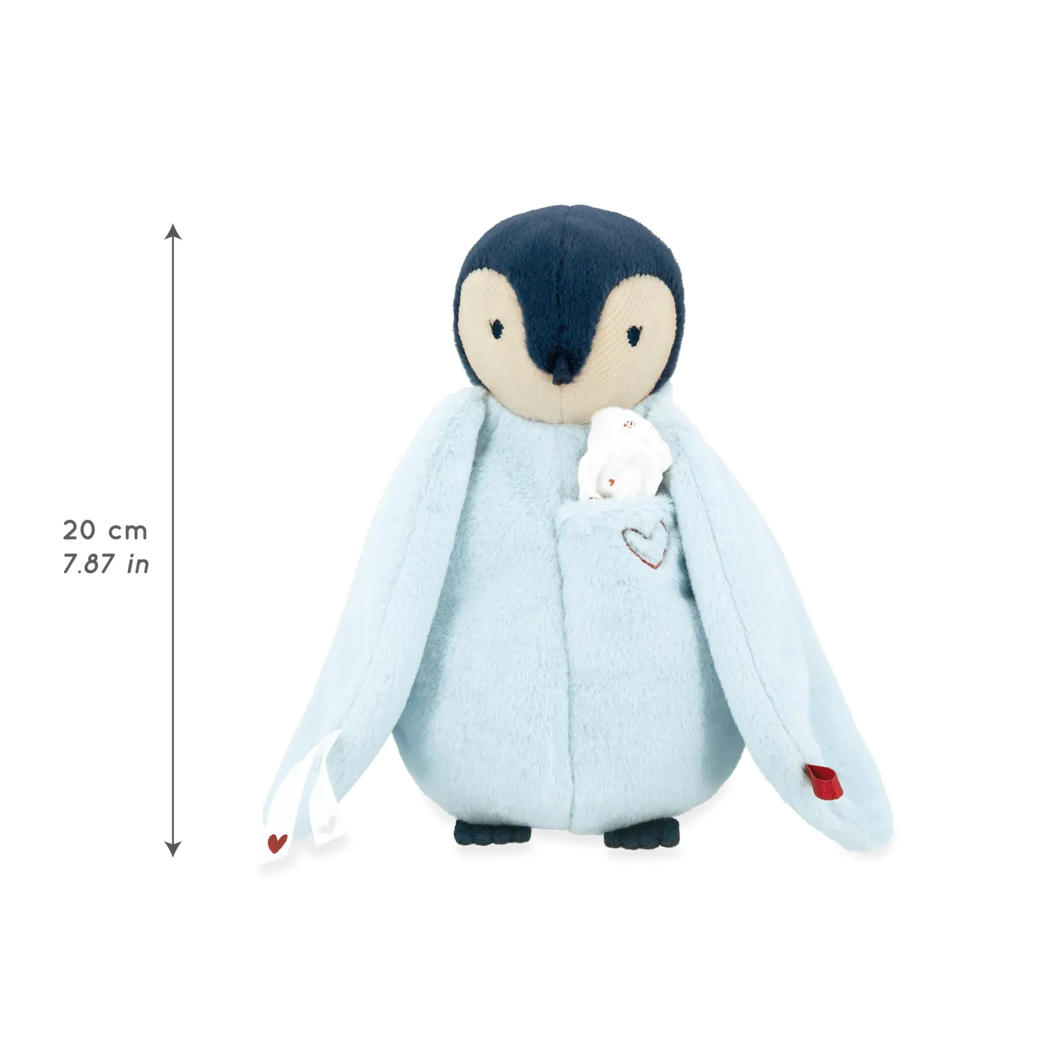 Kaloo Complices K212002 Kuscheltier Blau mit Tuch