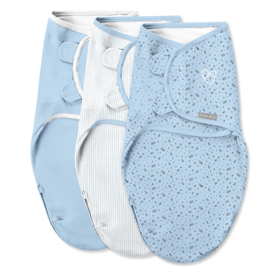 SwaddleMe Easy Change Pucktuch SM 0-3 Monate 3er Sterne