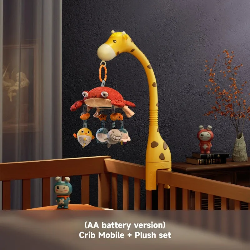 TUMAMA Giraffe Baby Mobile mit Licht und Musik