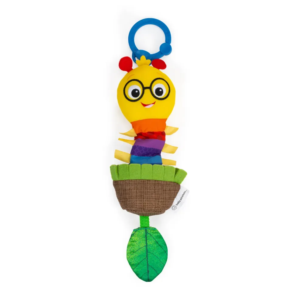 Baby Einstein Cal-a-Puller Spielzeug Raupe mit C-Ring