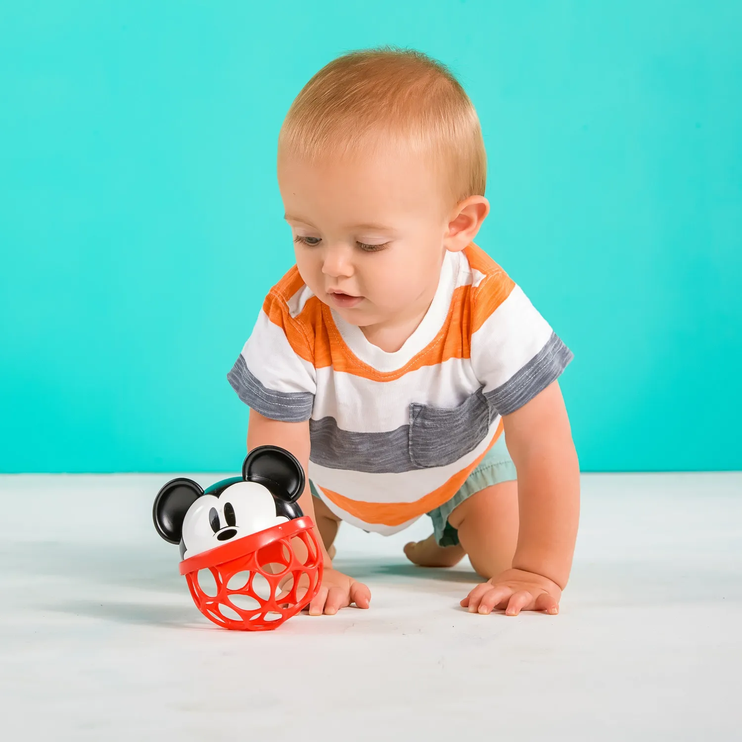 Disney Baby Mickey Oball Rassel Greifspielzeug Rot