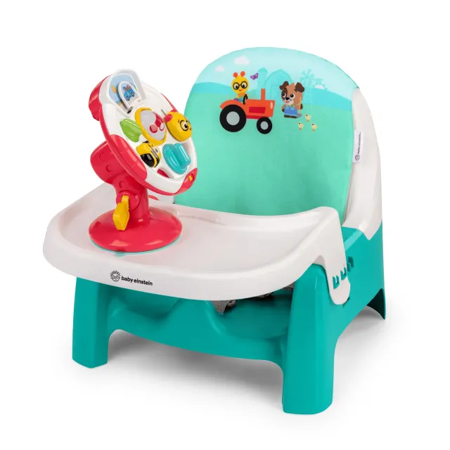 Baby Einstein Farm Explorers Fütterungssitz mit Lenkrad