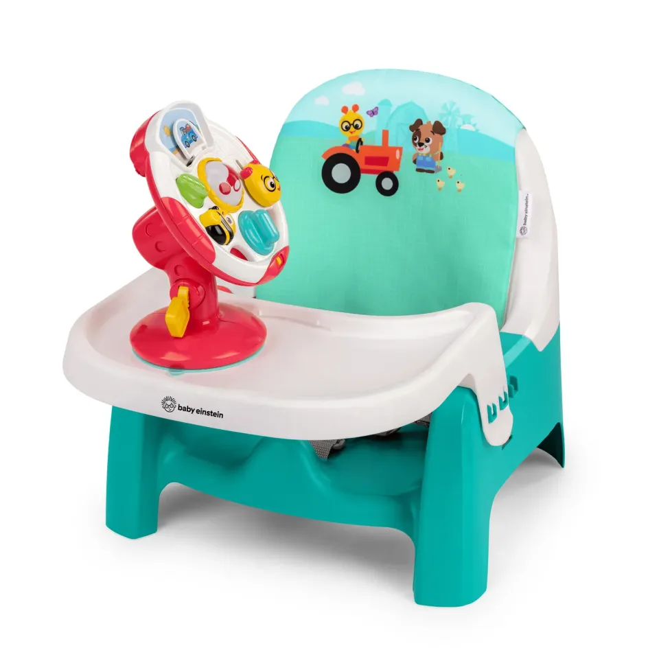 Baby Einstein Farm Explorers Fütterungssitz mit Lenkrad