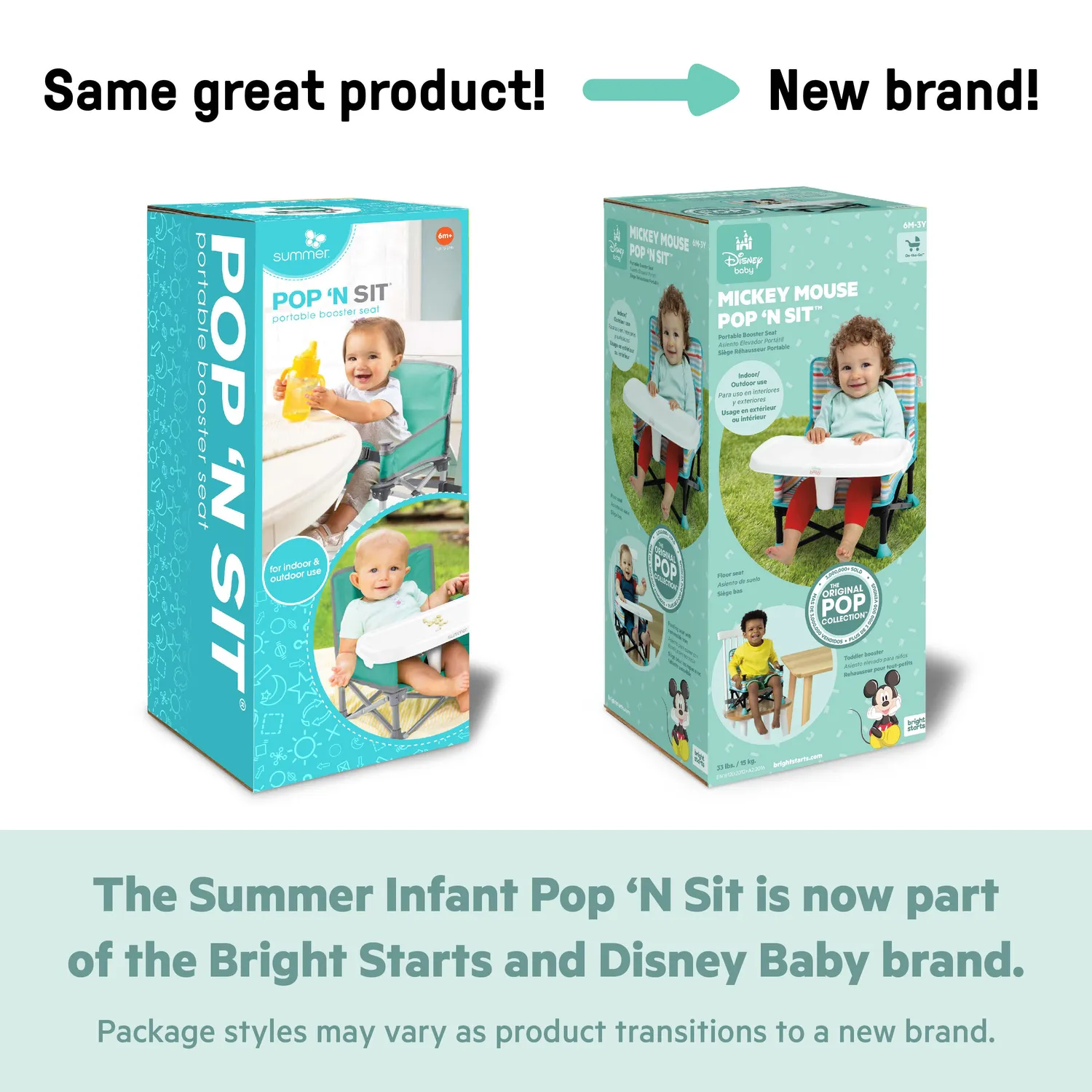 Bright Starts Pop N Sit Findet Nemo Boostersitz 6 Mon-3 J