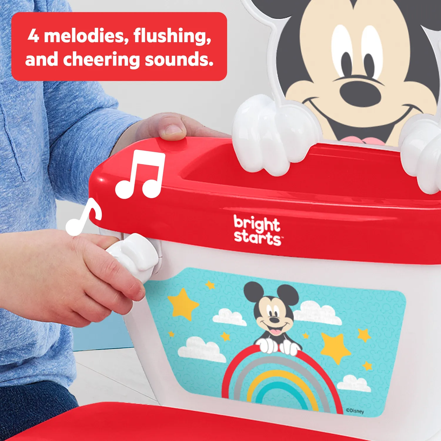 Bright Starts Mickey Mouse My Size Potty Töpfchen 2-in-1