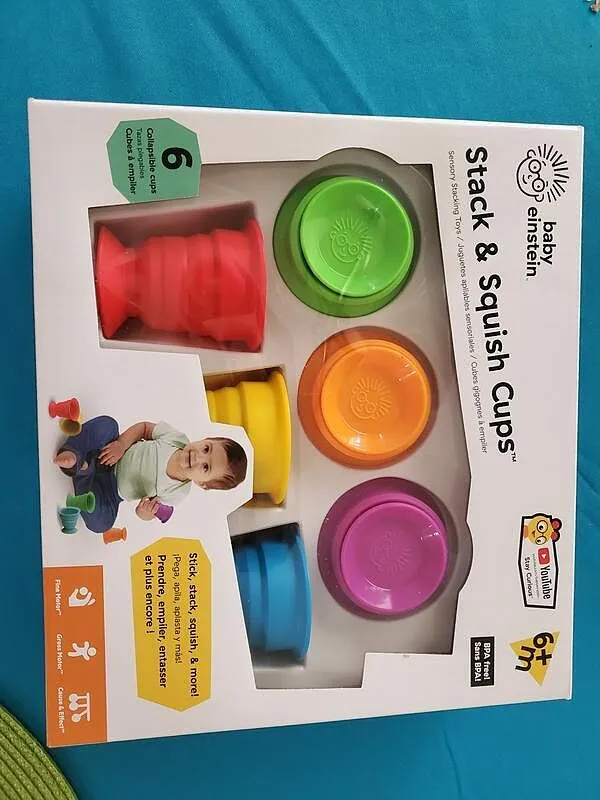 Baby Einstein Stack & Squish Cups Stapelbecher 6tlg BPA-frei