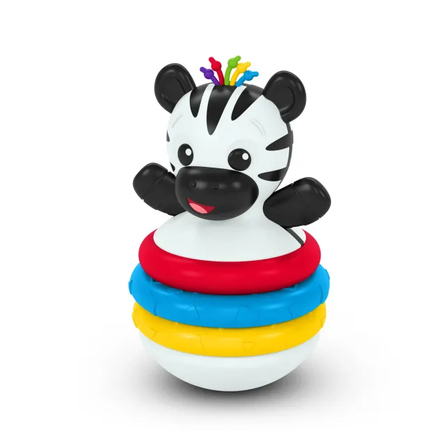 Baby Einstein Stack & Wobble Zen Stapelturm Beissring bunt