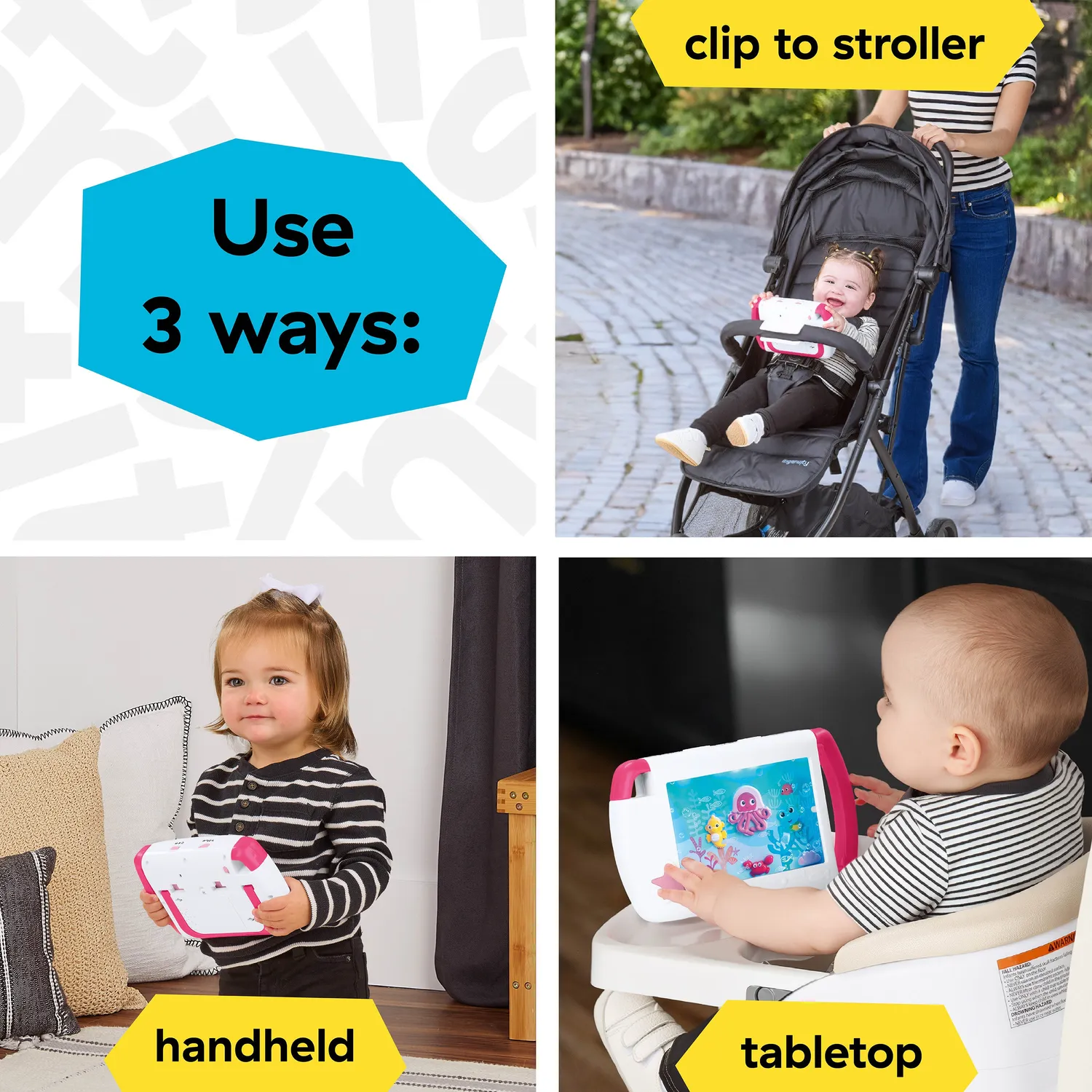 Baby Einstein Sea Dreams Soother On-the-Go Rosa Musik