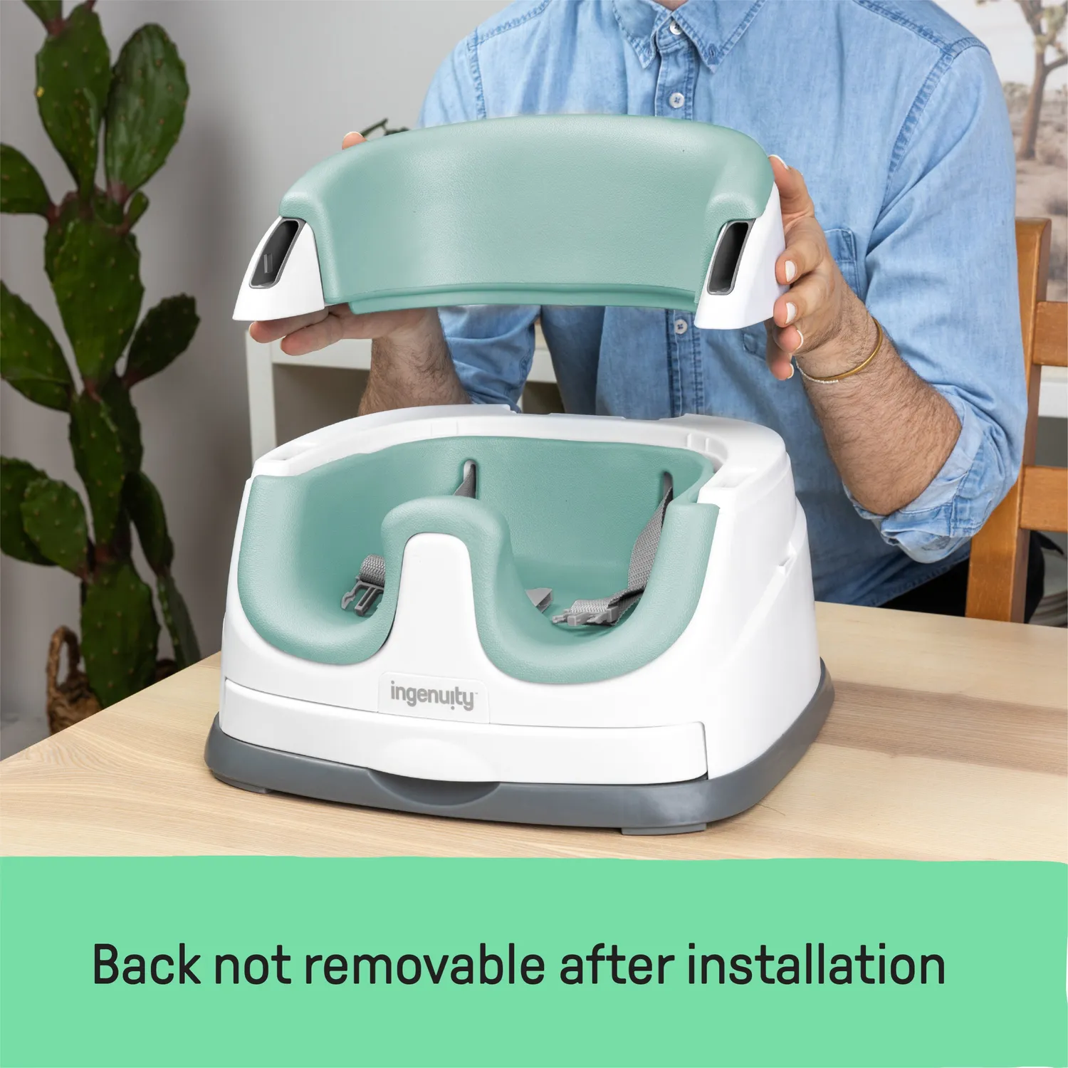 Ingenuity Baby Base 2-in-1 Booster Mist mit Tablett