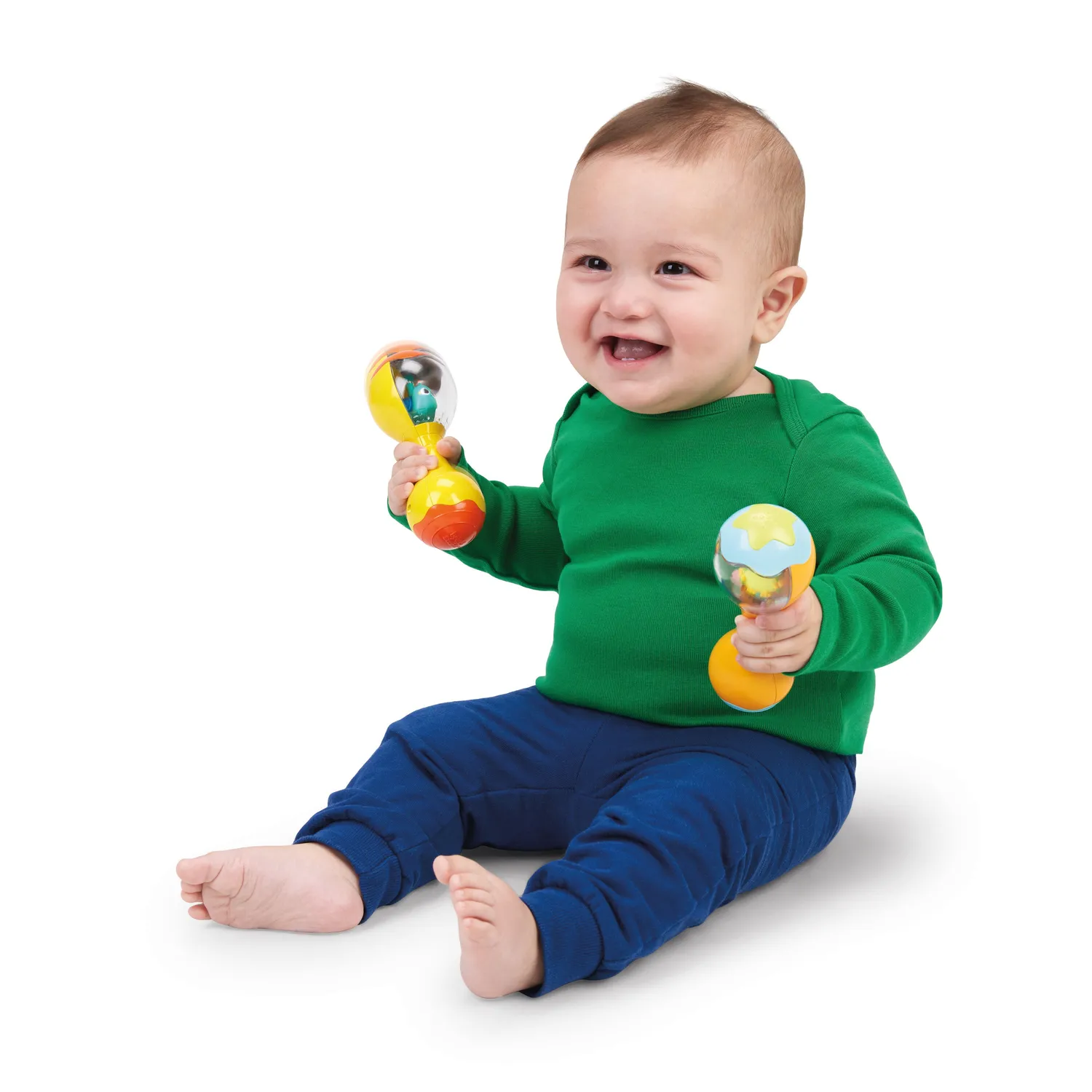Bright Starts Rockin' Maracas Rassel 2er-Set sanft