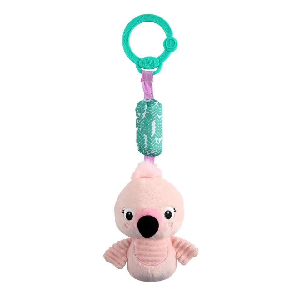 Bright Starts Chime Along Friends Flamingo Anhänger rosa