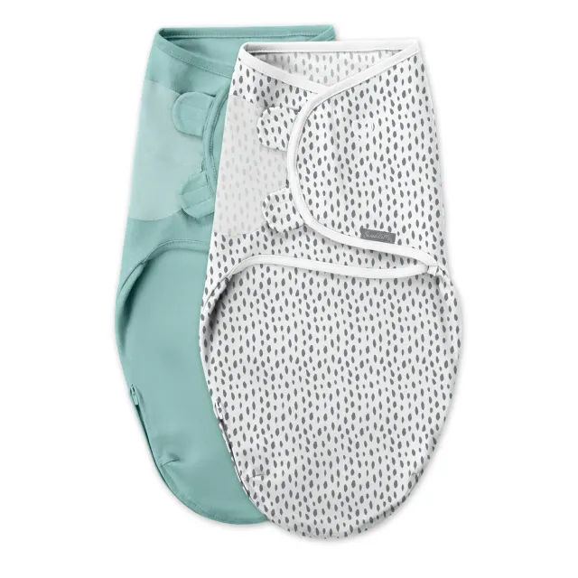 SwaddleMe Easy Change Pucktuch 2er SM Snow Leopard Baumwolle