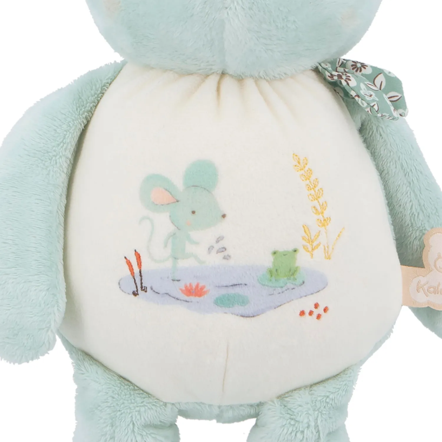 Kaloo Petites Chansons Maus Kuscheltier mit Sound 28 cm mit Glöckchen