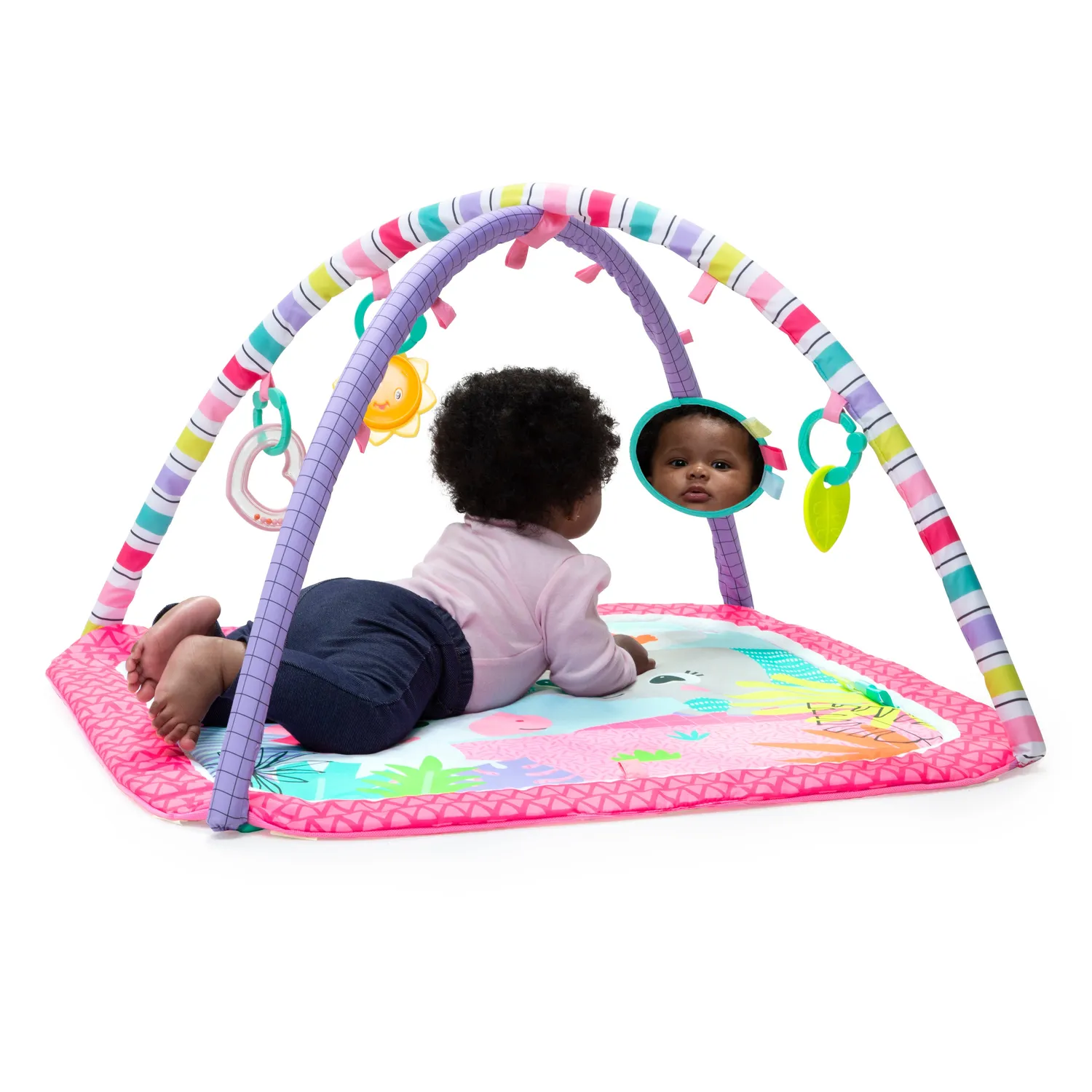 Bright Starts Unicorn Crew Spielbogen Pink waschbar
