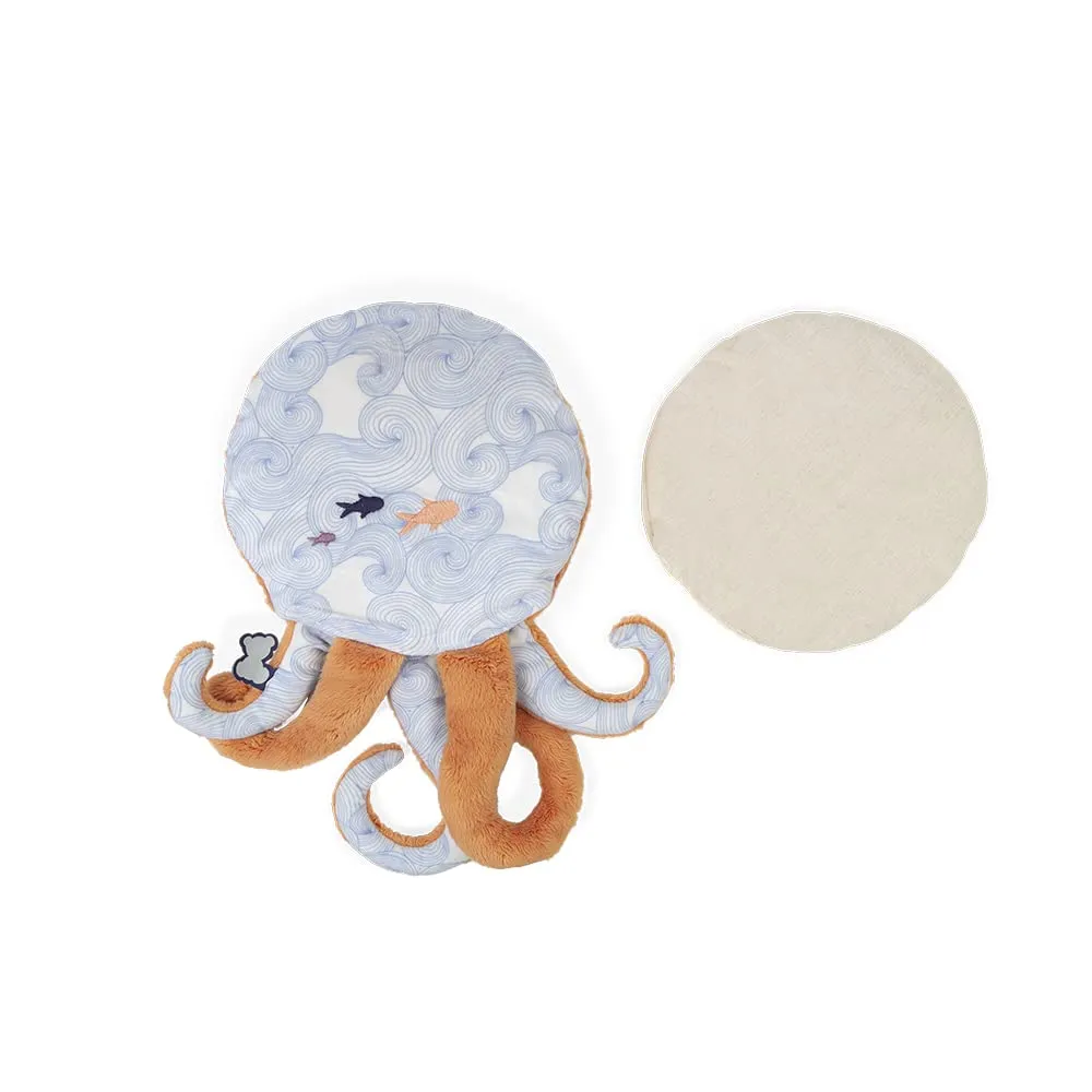 Kaloo Petit Calme Oktopus Kuscheltier-Wärmflasche orange 29 cm Lavendel