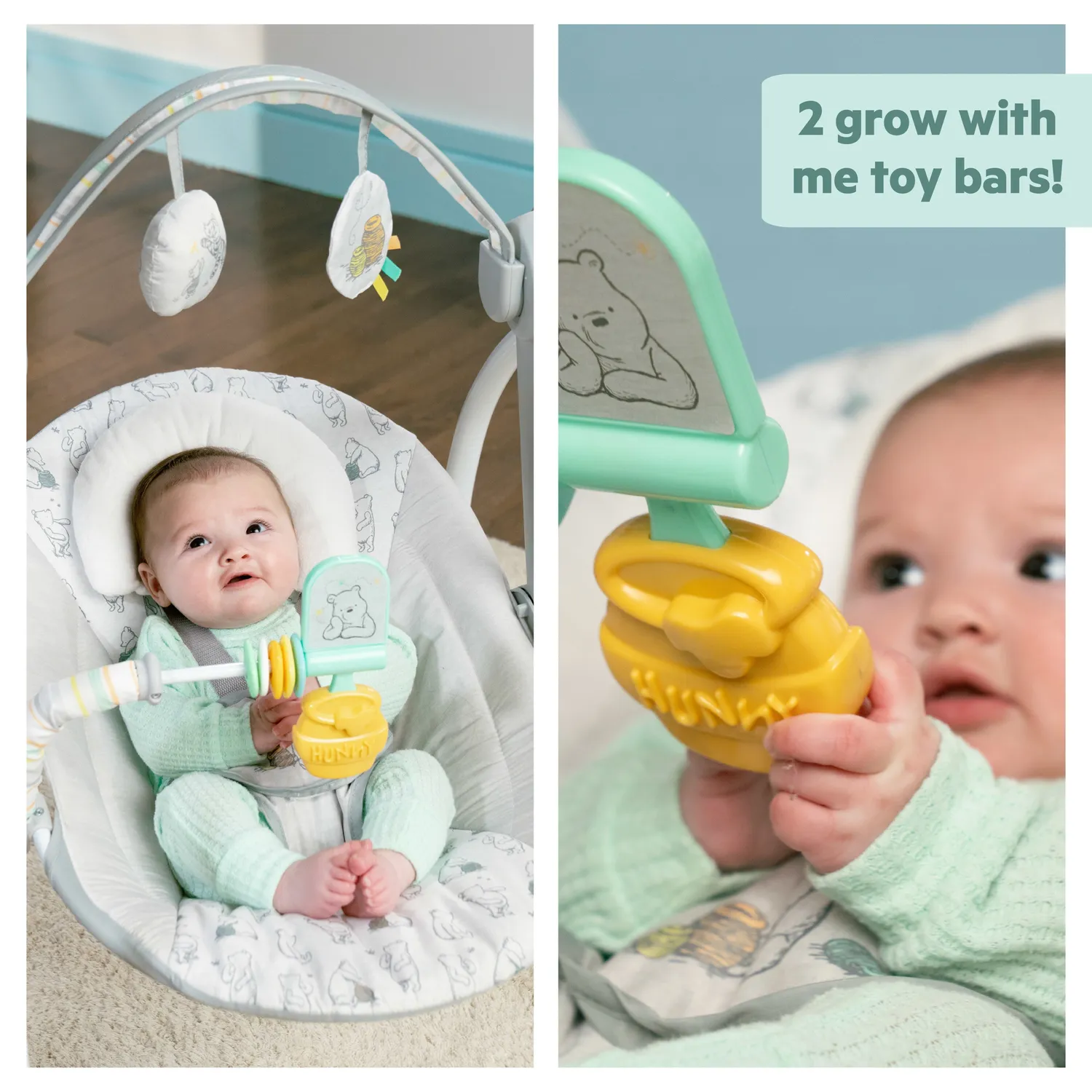 Bright Starts Winnie Pooh Milestone Babyschaukel