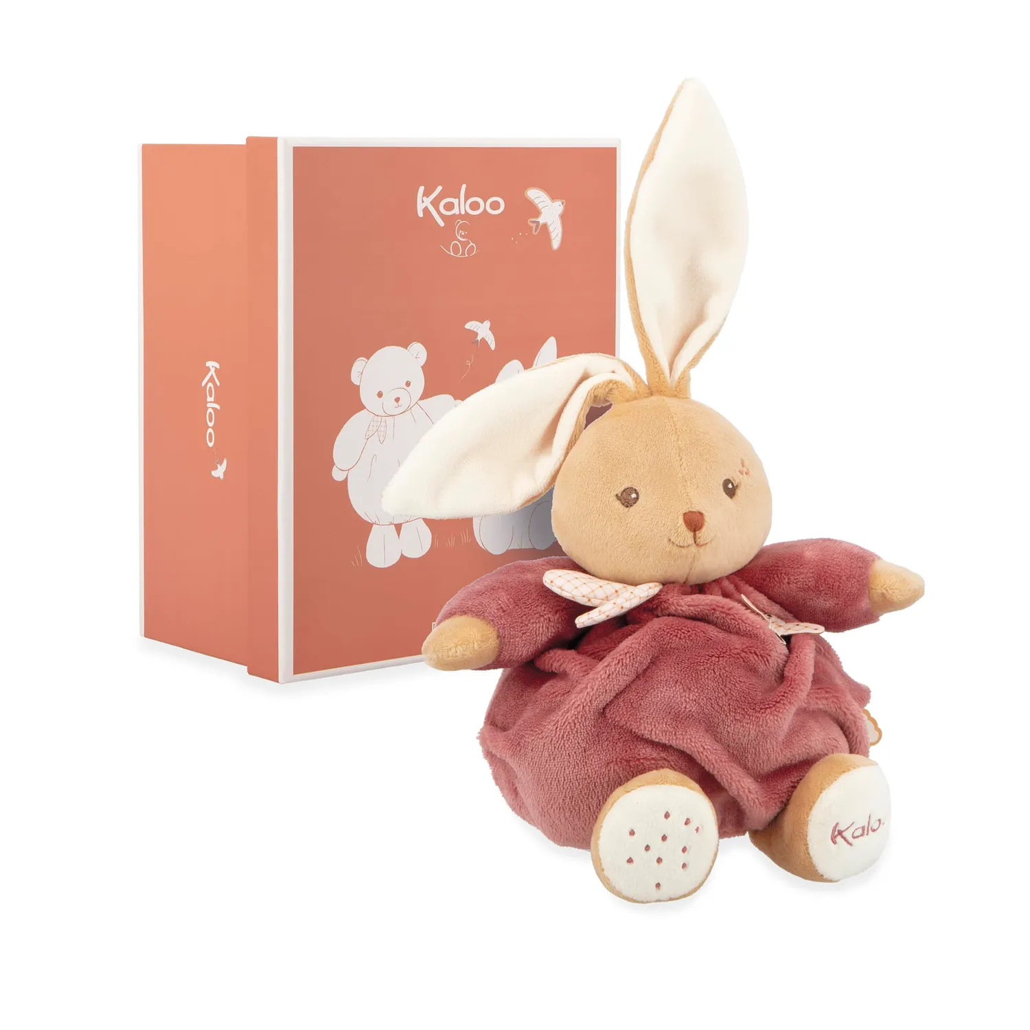 Kaloo K214018 Schmusetuch Hase Rosa 25 cm