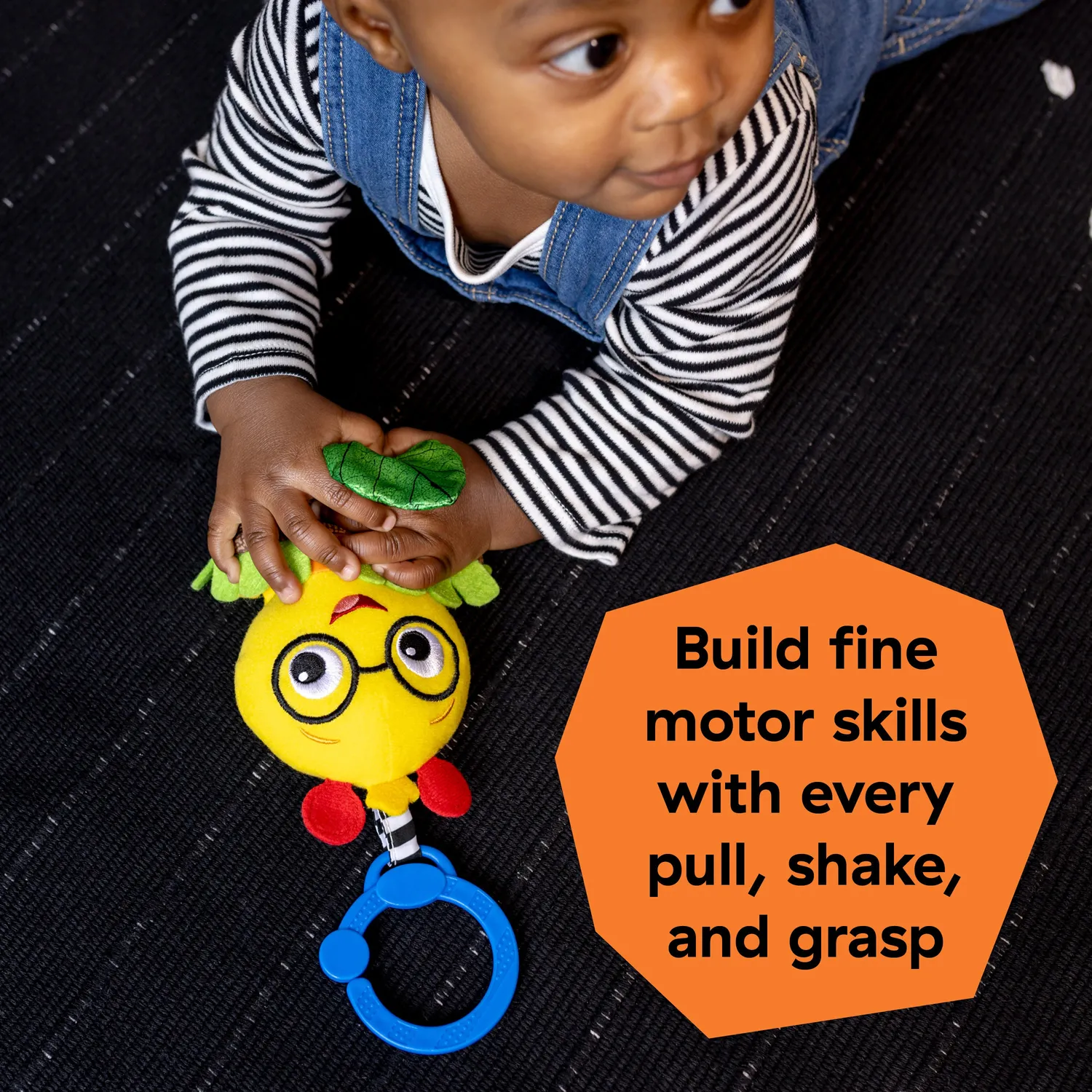 Baby Einstein Cal-a-Puller Spielzeug Raupe mit C-Ring