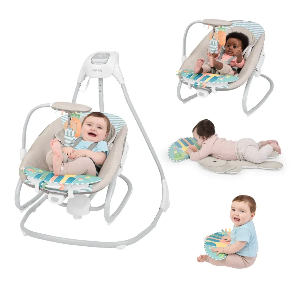 Ingenuity SimpleComfort Babyschaukel Piano 4-in-1