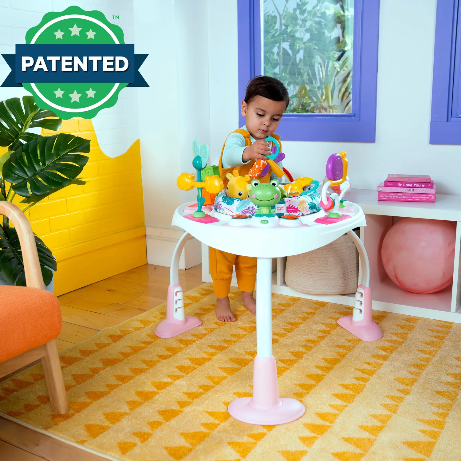 Bright Starts Bounce Bounce Baby Activity-Center Playful Palms