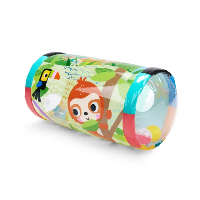 Bright Starts Roll-Along Rainforest Krabbelrolle mit Rasselbällen
