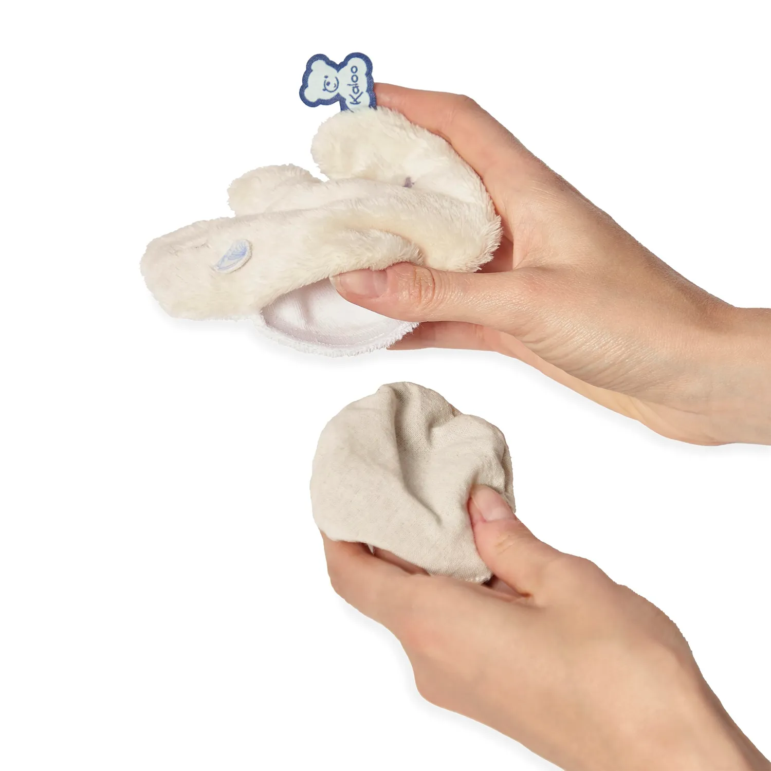 Kaloo Petit Calme K211007 Kühlkissen Bär Weiß-Beige