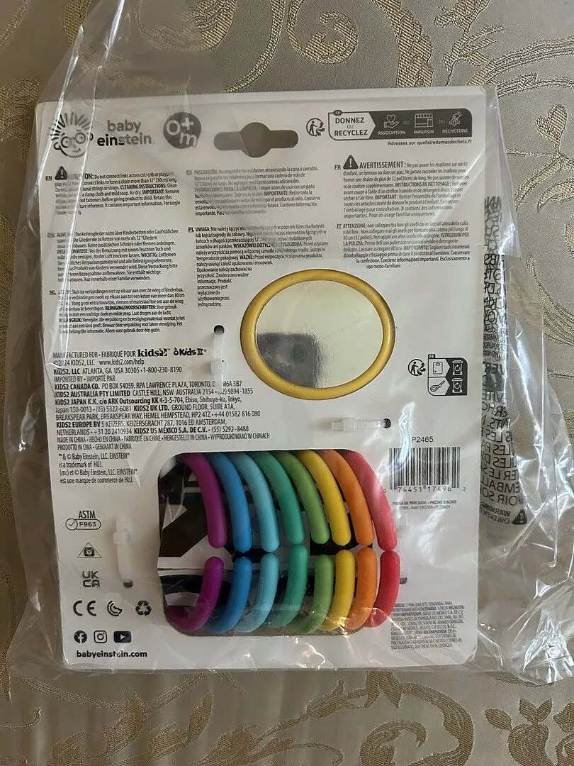 Baby Einstein Cal's Connectors Greifringe 8 Stück bunt