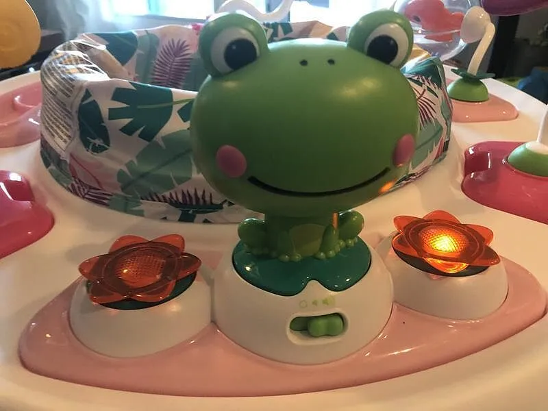 Bright Starts Bounce Bounce Baby Activity-Center Playful Palms