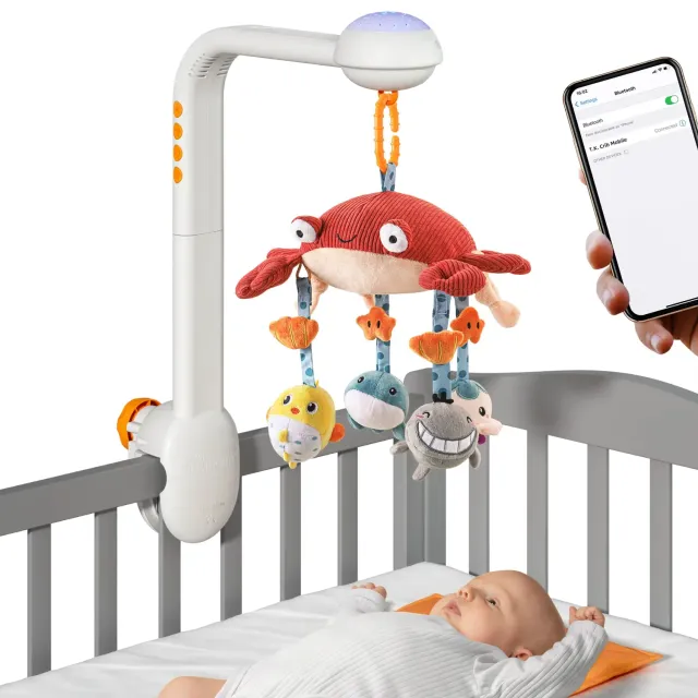 TUMAMA TM187 Mobile Baby mit Licht Musik Tieren