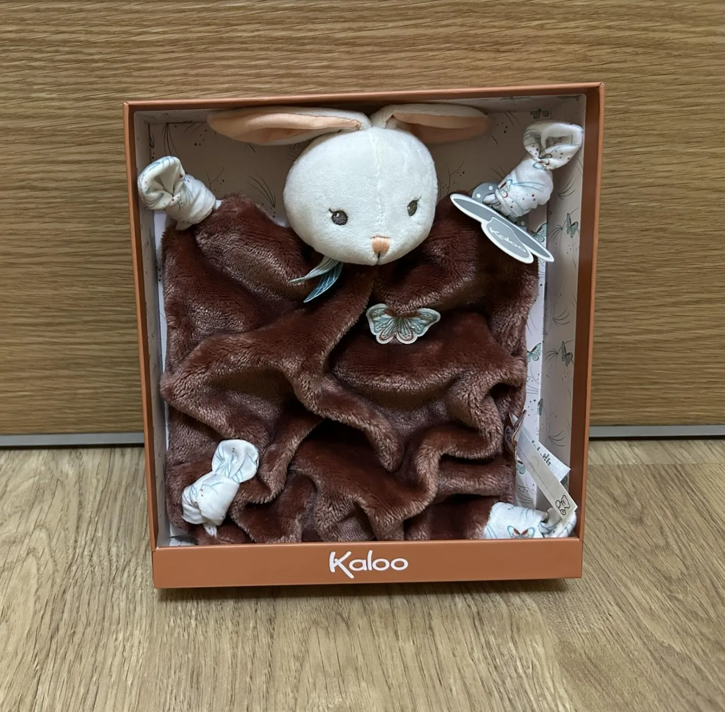 Kaloo Plume Hase Schmusetuch zimt 26 cm ultraweich